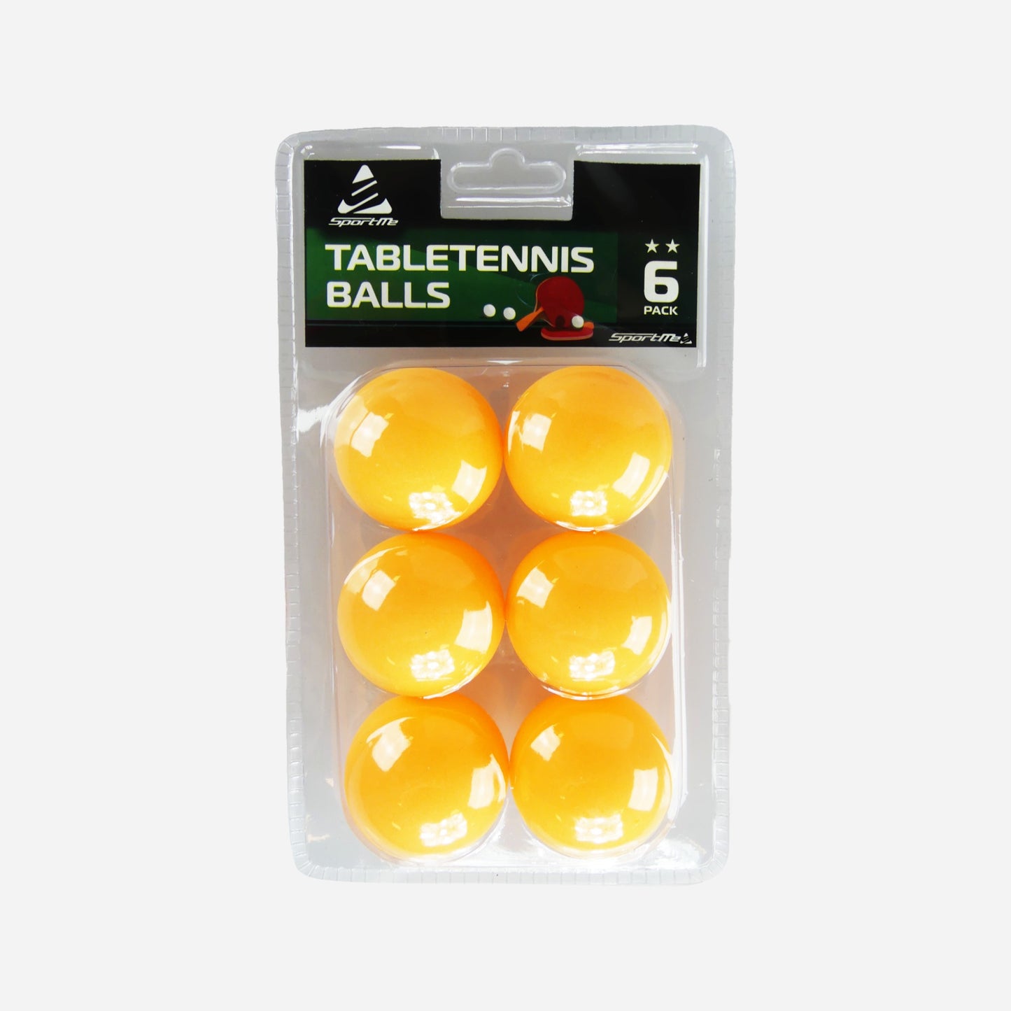 Bordtennis-/pingisbollar 6-pack