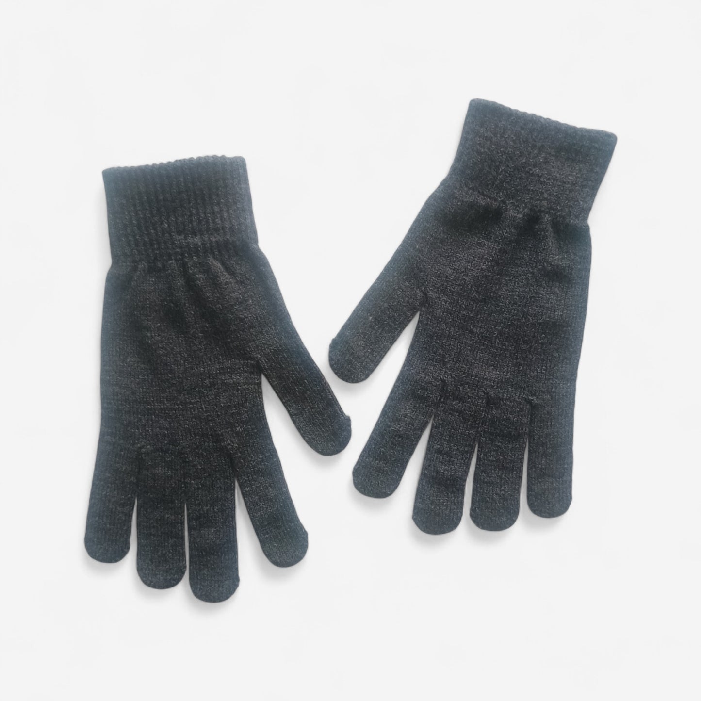 Fingervantar Mörkgrå