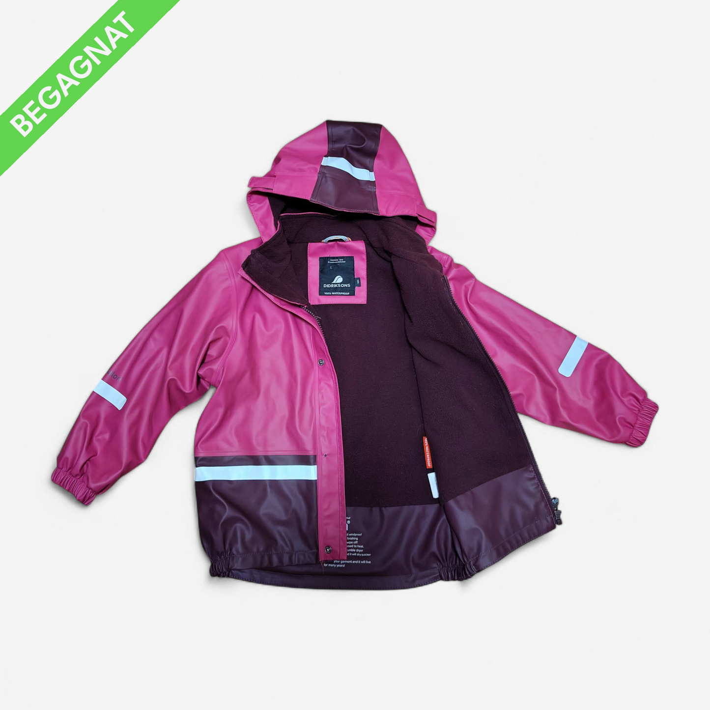 Fodrad regnjacka 120